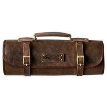 Storage Case Knife ProCook Premium 8 Pockets Leather 100% REAL RRP £79 - B - View 4