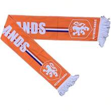 Bufanda para fanáticos de la Copa Mundial de Fútbol 2026, bufanda de fútbol del equipo nacional con banderas y emblemas de campo - Países Bajos (nueva etiqueta naranja) - Ver 3