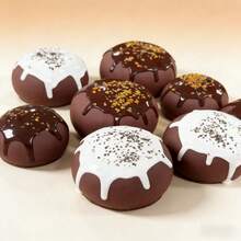 2026新款逼真PU巧克力奶油面包慢回弹软萌玩具，舒缓压力，情人节礼物，复活节礼物，男女皆宜，可爱小玩意，节日及生日礼物推荐 - 彩色 - 查看 1