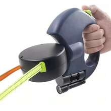 360° Tangle-Free Retractable Dual Dog Leash 3M Double Lead For Training Walking Two Dogs - Blue - View 7