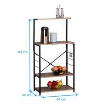 Baker's Racks - ライトウッド - ブラック - チェックする 7