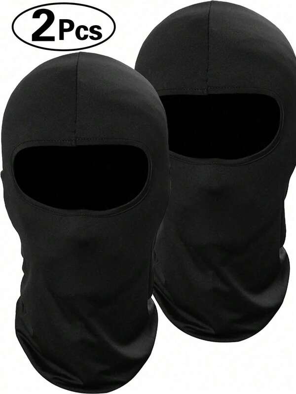 1/2pcs Lightweight Balaclava Mask For Men, Suitable For Outdoor Sports Like Motorcycling, Skiing As Sun Protection