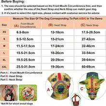 1pc Dog Muzzle Breathable Adjustable Comfortable Pet Muzzle Anti-Chewing Anti-Biting Dog Muzzle Pet Supplies - Multicolor - View 6