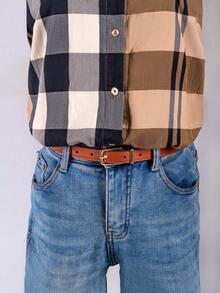 Women's Fashion Casual Belt, Versatile Minimalist Elegant Ins-Style Belt Suitable For Jeans - A - View 5