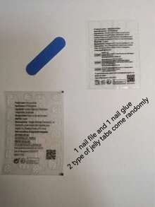 升级你的美甲风格！24片装短方形脚趾甲贴片，黑色法式亮面全覆盖脚趾甲套装，饰有黑色蝴蝶结，包含1片果冻胶和1个指甲锉，适合派对、婚礼、日常佩戴。 - 黑色 - 查看 5