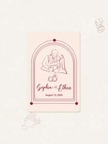 Customized Wedding Playing Cards With Photos, Personalized Wedding Playing Cards Set, Customized Printing Souvenirs, Bride Party Favors, Couple's Wedding Anniversary Personalized Playing Cards - Multicolor - View 14