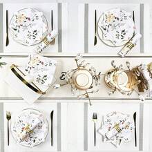 100/60/20 chiếc khăn giấy in hình dùng một lần kích thước 13 * 13 inch, giấy trang trí tiệc, sinh nhật, tiệc cưới, họp mặt gia đình, trang trí nhà hàng, v.v. - Xem 9
