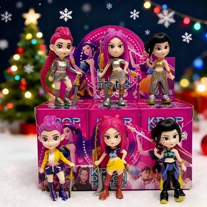 1个偶像人物卡通PVC模型手办，款式随机，粉丝礼物