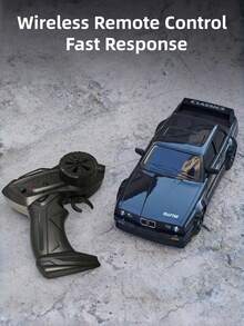 遥控车，带LED灯，漂移车，超级赛车，可充电成人玩具车。可充电遥控赛车，高速专业漂移，四驱遥控仿真车玩具，配备遥控车LED灯、漂移轮胎和道路障碍物，是送给孩子和成人、男孩和女孩的完美生日礼物。 - 遙控漂移車 - 查看 6