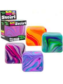 New Nee Doh Marbled Ice Cube Mochi Stress Relief Toy Ice Cube Mochi - Perfect Gift - Birthday Gift - Holiday Gift - Christmas Gift(Random Color) - Nhiều màu - Xem 12