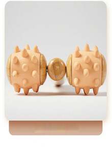 1pc Handheld Double-Layer Massage Roller Device, With Rolling Parts To Relieve Body Aches And Pains, Easy To Operate - View 6