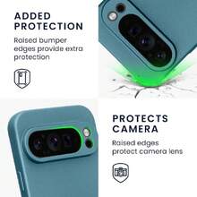 Compatible Case For Pixel 9 Pro - Ultra-Thin TPU Case With Raised Edges - Metallic Blue, 42500032 - 藕粉色 - 查看 5