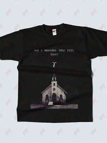 Am I Making You Feel Sick Strangers T-Shirt - Black - View 2
