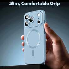 1个远山峰蓝色金属质感软壳手机壳,适用于 17e、17、17 Air、17 Pro、17 Pro Max,具有防刮擦、减震超薄设计,全面保护摄像头,兼容 13、11、16 Pro Max、15、14、12、16e,国际版,非国内版。 - 遠峰藍 - 查看 8