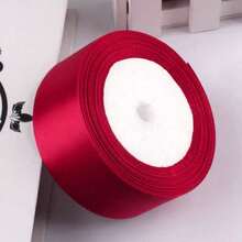 双面缎带，礼品盒包装装饰缎带，服装配饰，婚礼装饰编织缎带，生日节日，花卉包装，DIY发饰，派对装饰，婚礼活动装饰，玫瑰DIY手工缎带 - 多色 - 查看 13