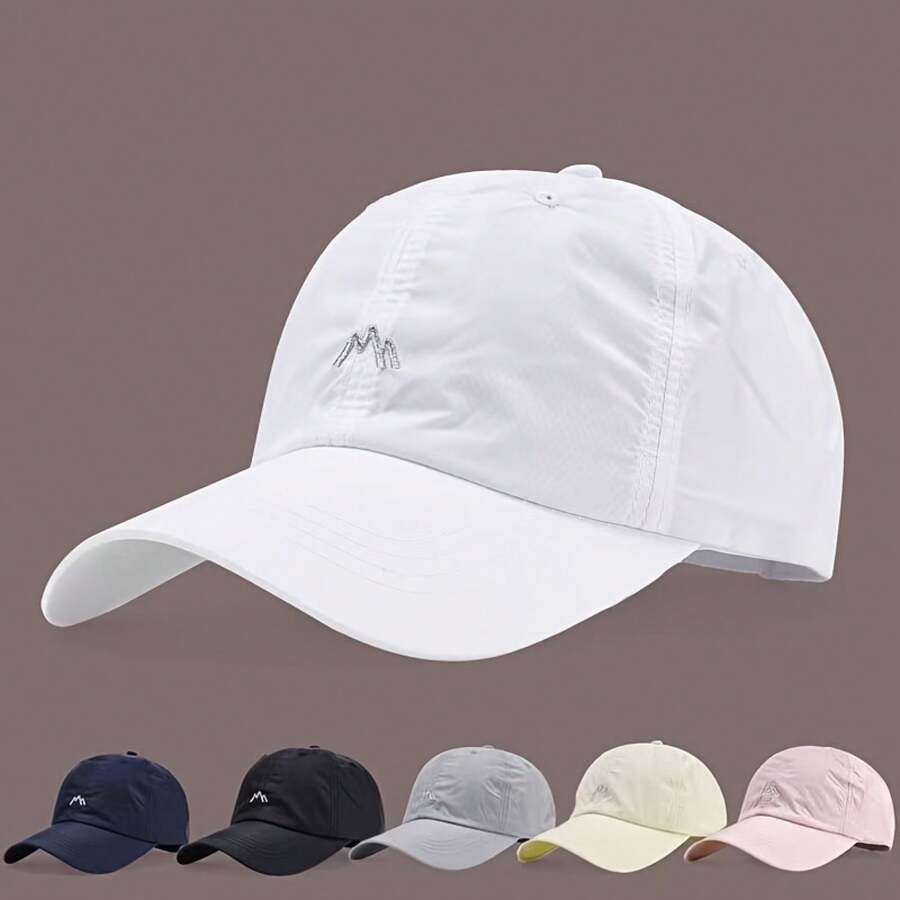 Outdoor Lightweight Quick-Dry Baseball Cap For Men And Women, Summer Sun Protection Hat, Breathable Sports Cap For Hiking And Cycling - Hồng - Xem 1