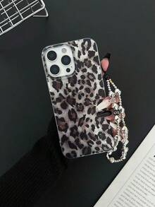 猎豹纹渐变色PC+TPU材质手机壳，配有串珠手链配件，兼容 17 Pro/17 Air/17/17 Pro Max、16/11/16 Pro/16 Plus/16 Pro Max/16e、15 Pro Max、13/14/12/XS/XR/7G/8P、Galaxy S25/S25 Plus/S25 Ultra、A16/A36/A26/A56。 - 彩色 - 查看 1