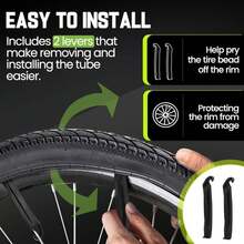 PAKCHEF Heavy Duty 20x4.0, 26x4.0 Fat Tire Tube With Schrader Valve - Thick Butyl Rubber Bike Inner Tube For E-Bikes Mountain Bikes - ColorA - View 6