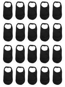 1/5/10 đôi tất nữ không đường may, tất lót silicon chống trượt cho dép xăng đan, tất cổ thấp không đường may phù hợp với giày cao gót, mùa hè - Nhiều màu - Xem 16