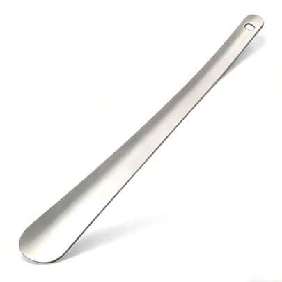 Stainless Steel Shoe Horn 16.5 11.8 Long Metal Shoe Helper For Seniors Pregnant Women Men Travel