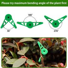 20个360°可调节植物照明弯管，加厚塑料园艺配件农具 - 多色 - 查看 7
