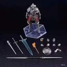 2026新款艾尔登法环 Figma 624 白狼战士可动人偶，盒装模型玩具 - 情人节礼物（女孩款）、复活节礼物、情人节礼物（男友款）、软萌玩具、可爱小物、节日礼物、生日礼物、女孩玩具、情人节礼物、礼物、完美礼物、情人节礼物（送给她款）、可爱小玩意 - 彩色 - 查看 4