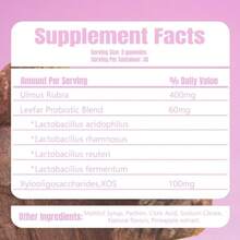 3 Pack Women's Probiotic Gummies – Vaginal Health Support, PH Balance, Odor Control, Intimate Moisture Supplement, 180 Gummies Total - 390g - View 7