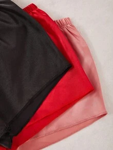 6件套女士吊带睡衣套装，吊带背心和短裤，性感又清凉 - 彩色 - 查看 6