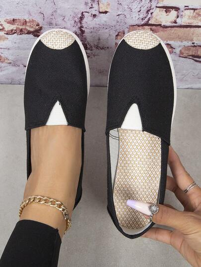 1 par de zapatillas de estilo chino para interiores/exteriores, adecuadas para todas las estaciones