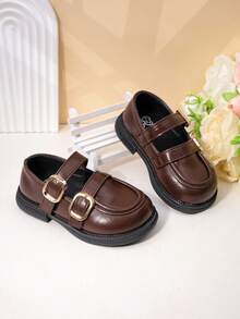 1 par de zapatos para primeros pasos de bebé con diseño suave y antideslizante, de color marrón, con un diseño lindo y de moda, adecuados para primavera, verano, otoño e invierno (talla 16-19, por favor pida una talla menos) - Marrón - Ver 3