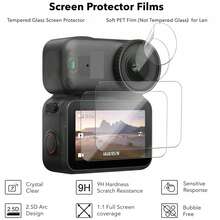 Set Casing Pelindung untuk Osmo Nano, Termasuk Film Kaca Tempered Layar, Film Pelindung Lensa Lunak, dan Tutup Lensa. Cocok untuk Kamera Osmo NANO. Pelindung Layar Kaca Tempered LCD dan Film Pelindung Lensa PET Lunak, Sangat Jernih, Tahan Gores, Anti Sidik Jari, Mudah Dipasang, Tutup Lensa Melindungi Lensa dari Goresan dan Benturan. - View 3