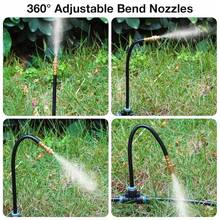 500厘米/196.85英寸花园测量套装，配备黄铜喷嘴、4/7花园软管、360°柔性黄铜喷雾器和可调节雾化喷雾器 - 灌溉套裝 - 查看 5