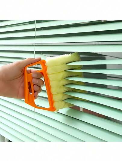 Multi-Functional Venetian Blind Cleaning Brush, Essential Tool For Cleaning Home Curtains, Air Conditioners, Fans And Crevices