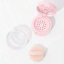 Compact Portable Loose Powder & Honey Powder Makeup Case With Sifter And Powder Puff, Equipped With Mirror, Travel Container, Compact And Space-Saving For Daily Carry, Outdoor Travel And Home Use,Makeup,Cheap,Room Decor,Vanity,Travel,Bedroom,Makeup Accessories,Cheap,Stocking Stuffers,Makeup,Makeup Tools,Cheap Stuff,Gifts,Gifts For Women,Christmas Gifts,Giveaways,Travel,Cheap Stuff,Travel Essential - 1pcs - 查看 6