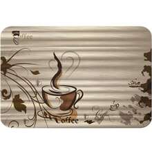 1件装咖啡机滴水垫，台面沥水垫，厨房餐垫，咖啡印花沥水垫，适用于厨房咖啡吧 - 彩色 - 查看 18