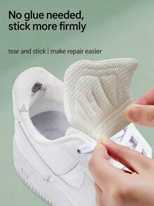 Heel Grip Anti-Slip Anti-Friction Pad, Shoe Size Reducer, Half Size Insert For High Heels, Sports Shoes And Casual Shoes - B-thick Version + Thin Version - View 3