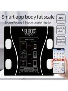 Smart Body Fat Scale For Home Use, Accurate Electronic Scale For Measuring Weight And Human Health, Data Synchronization With The APP, Body Fat Measurement And Weight Loss Scale. - A - View 15