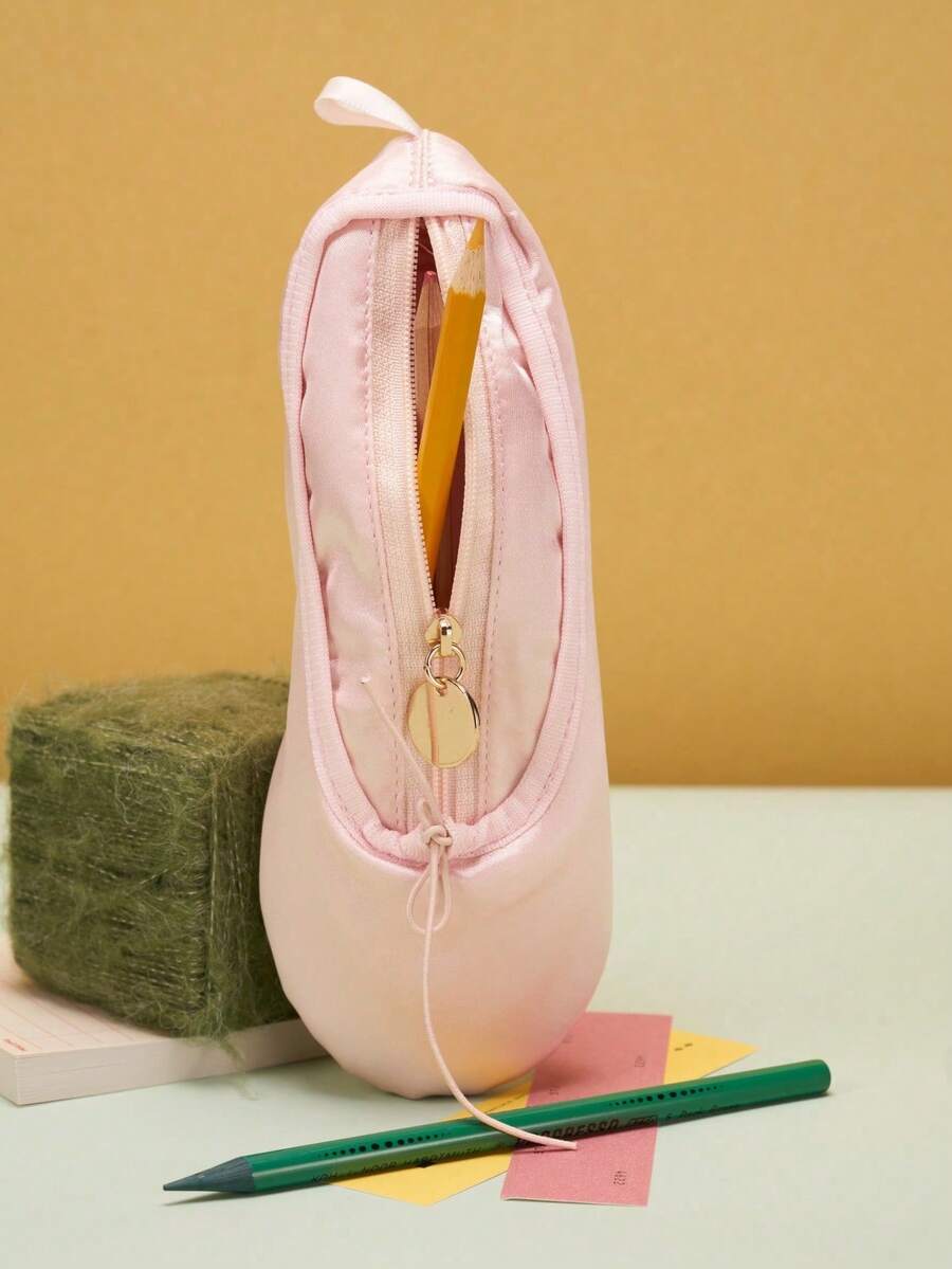 1个复古法式手工芭蕾舞鞋化妆包、铅笔盒、收纳袋 - 优雅、高品质、多功能收纳包，采用芭蕾舞鞋设计，非常适合存放化妆品、文具，是学生礼物、节日礼物、旅行洗漱用品收纳包、必备礼品、收纳包、拉链配件、美甲用品、新年礼物、圣诞礼物、生日礼物、返校季礼物、宿舍必备品。 - 粉色 - 查看 1