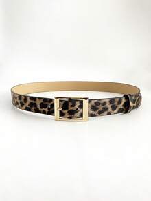 1-2条橄榄绿豹纹复古优雅性感休闲西式女式宽腰带，适合搭配牛仔裤、休闲裤，日常、工作、上学、聚会、旅行，春夏秋冬皆宜。 - 2pc橄欖綠豹紋 - 查看 3