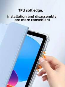 适用于华为MatePad SE 11英寸平板电脑的保护套，支持智能休眠/唤醒功能，提供全方位防摔保护，三折式设计，带笔槽，时尚PU皮革材质，兼容2026款MatePad 11.5S/2025款MatePad 11.5、2024款Tab M11、Pad 2 11英寸平板电脑、A16保护套，也适用于iPad 11代。 - 粉色 - 查看 7