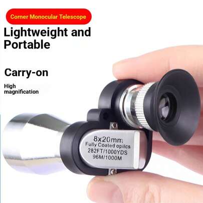 Telescopio monocular portátil de alta definición con zoom de gran aumento, caza, camping, montañ, pesca al aire libre FJB9