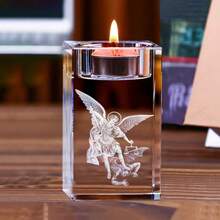 3D geschnitzter Kreuz- und Bibel-Kristall-Kerzenthalter, christliche religiöse Gebetsdekoration, ideales Geschenk zu Ostern, Muttertag, Taufe und Erstkommunion, religiöse Memorabilien und Heimdekoration für Kirche, Gebetsraum, Wohnzimmer, Schlafzimmer - A - Übersicht 13