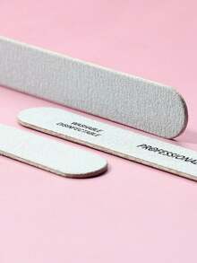 50/20/10pcs Thin Wood Sandpaper Nail Files, 100/180 Mesh Wood Sandpaper Grinding Files, 180/240 Mesh Double-Sided Polishing Files, Professional Manicure Polishing Files, Boat-Shaped Pedicure Double-Sided Wooden Polishing Files, Suitable For Natural Nails, Home Salons, Crystal Nails, Etc. - Nail File - View 5