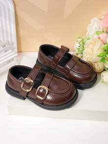 1 par de zapatos para primeros pasos de bebé con diseño suave y antideslizante, de color marrón, con un diseño lindo y de moda, adecuados para primavera, verano, otoño e invierno (talla 16-19, por favor pida una talla menos) - Marrón - Ver 6