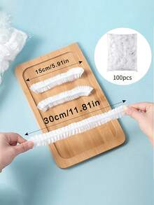 100/200/500 chiếc màng bọc thực phẩm dùng một lần, nắp đậy bát có độ đàn hồi cao, chống bụi và giữ tươi, thích hợp cho dã ngoại, tiệc tùng và sử dụng tại nhà. - Nhiều màu - Xem 12