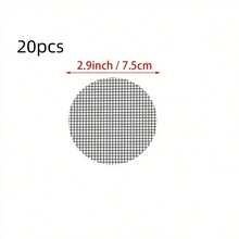 20/50片装花盆排水孔网垫，圆形排水孔筛网防止土壤流失，植物排水筛网垫圈，盆景盆底网格垫，园艺用品 - A - 查看 13