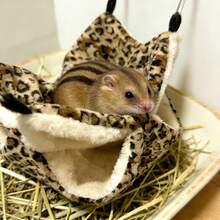 Sugar Glider Sleeping Nest, Hanging Small Pet Sleeping Bag, Hamster Hammock, Chinchilla Sleeping Nest, Guinea Pig Hiding Nest - polka dots - View 6