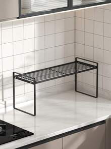 1/2 piezas Estante de almacenamiento de cocina, organizador de mostrador de metal para utensilios de cocina, especias y herramientas de cocina - Multicolor - Ver 5