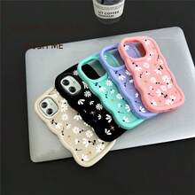 1pc Painted Fresh Daisy Dragonfly Pattern Macaron Phone Case Compatible With Moto G54 G04 For Honor 400/400 Lite/400 Pro For Infinix Hot 40i/Smart / - Mauve Purple - View 7