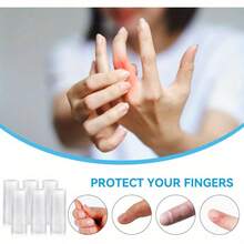 5个/10个/20个装硅胶指套，凝胶指套，带衬垫指套，橡胶指套 - A - 查看 2